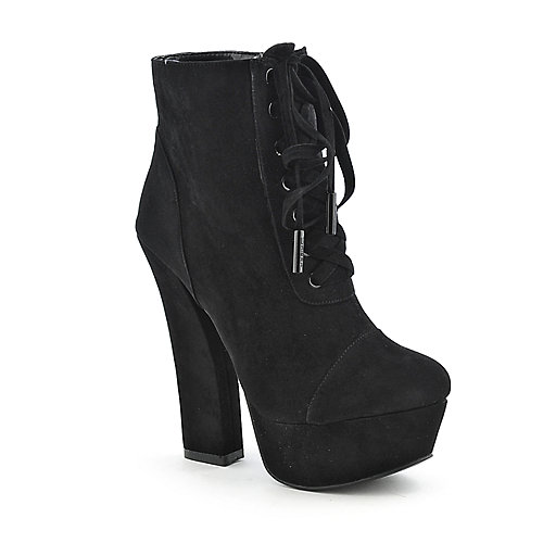 Shiekh Womens 023 Black Platform Boots
