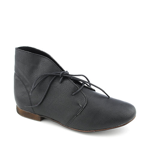 Breckelle's Womens Sandy-81 Black Ankle Boots
