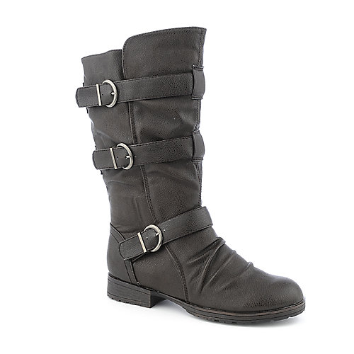 Breckelle's Womens Denver-16 Brown Mid-Calf Boots