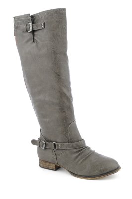 Grey/Red Zipper