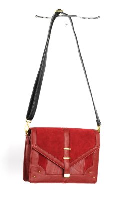 Suede Satchel