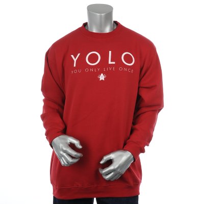 Mens YOLO Crewneck