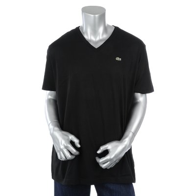 Mens Short Sleeve Pima Jersey V-Neck T-Shirt