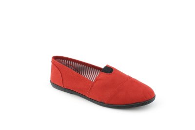 Red Vegan Suede