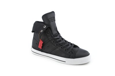Black/White Twill