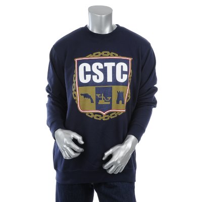 Mens Crest Crewneck Sweater