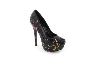 Black/Paint Splatter