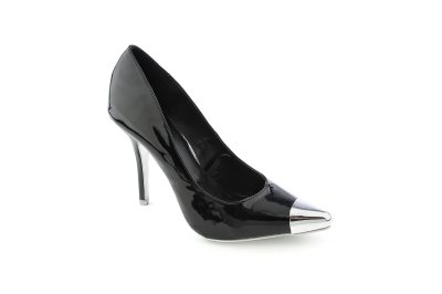 Black Patent/Silver