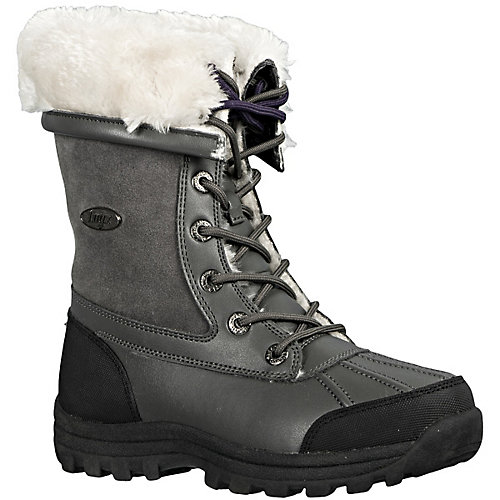 Lugz Womens Tambora Grey Fur Boots
