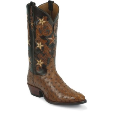 Tony Lama Brandy Cowboy Classic Ostrich - 1003