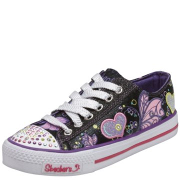 Skechers Lights- Shuffles - Flirty Flutters(Toddler/Youth) - 10157L-BMLT