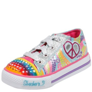 Skechers Lights- Shuffles - Heart Sparks(Toddler) - 10194N-SMLT