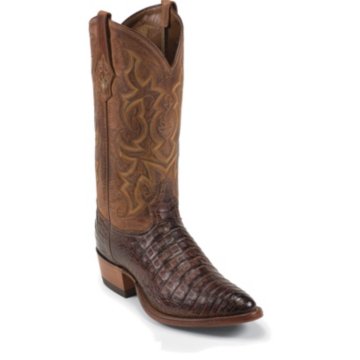 Tony Lama Cognac Vintage Belly Caiman - 1052