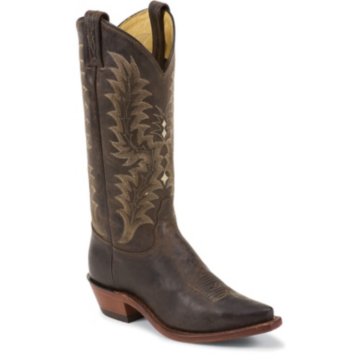 Tony Lama Chocolate Saigets Worn Goat - 1798-L