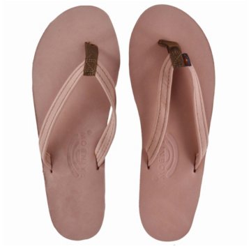 Rainbow Premium Leather Narrow Strap Single Layer - 301ALTSN-PPNK