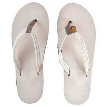 Rainbow Premium Leather Narrow Strap Single Layer - 301ALTSN-SAND