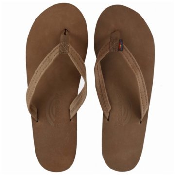 Rainbow Premium Leather Narrow Strap Double Layer