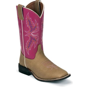 Justin Boots Western Tan Vintage - 311JR