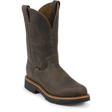 Justin Original Work Rugged Chocolate Gaucho Steel Toe - 4443