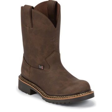 Justin Boots Workboots Rugged Bay Gaucho Cow - 4444JR