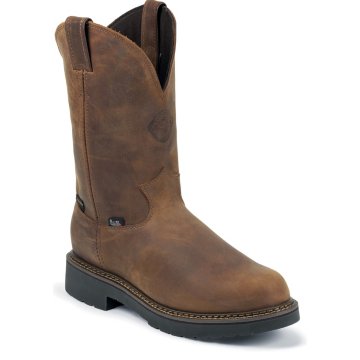 Justin Original Work Rugged Aged Bark Gaucho Waterproof 11" - 4457
