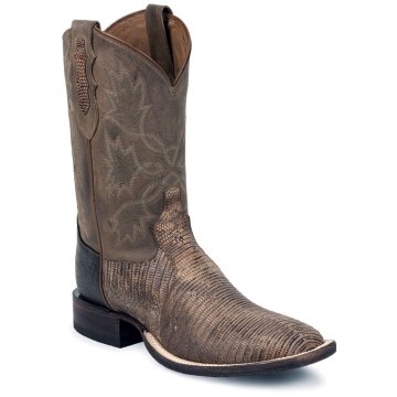 Tony Lama Antique Tan Tri-Tone Lizard