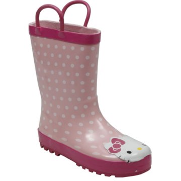 Western Chief Hello Kitty Polka Dot Cutie Rainboot (Toddler/Youth) - 640000