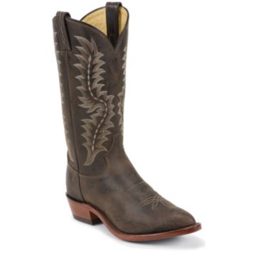 Tony Lama Chocolate Saigets Worn Goat - 6978