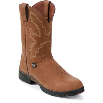 Justin Boots George Strait :03.1 Coffee Westerner Waterproof - 9017-JB