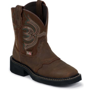 Justin Boots Justin Gypsy Aged Bark W/Perfed Saddle Vamp - 9984JR