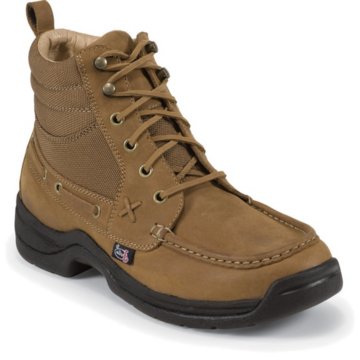 Justin Boots Casuals Rodeo Cloth/Latigo Leather Chukka - 999