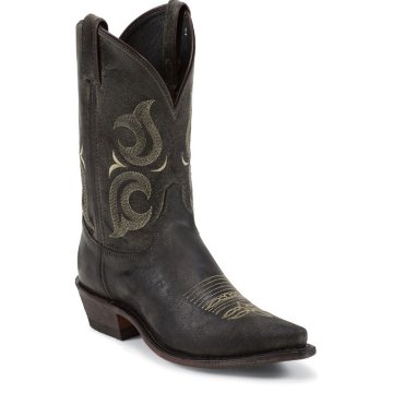 Justin Boots Bent Rail Black Desperado - BR105