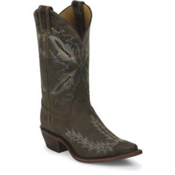 Justin Boots Bent Rail Distressed Chocolate Puma - BRL106