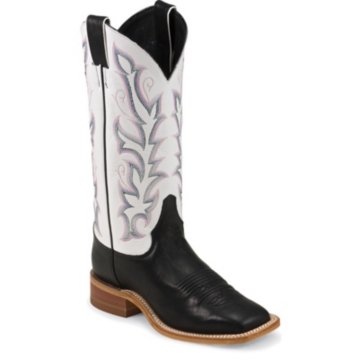 Justin Boots Bent Rail Black Burnished Calf - BRL313