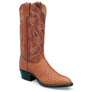 Tony Lama Peanut Brittle Smooth Ostrich