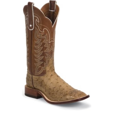 Tony Lama Antique Tan Vintage Ostrich - E9322