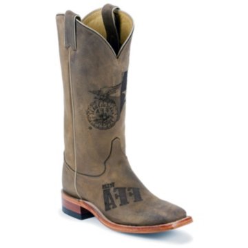 Justin Boots FFA Tan Distressed Cowhide
