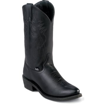 Justin Boots Farm & Ranch Black Cow - JB1104