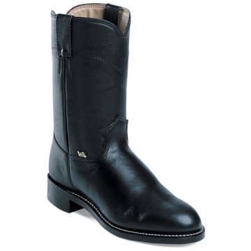 Justin Boots Farm &amp; Ranch Black Cow