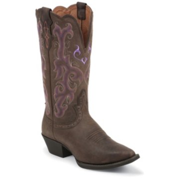 Justin Boots Stampede™ Chocolate Puma Cow