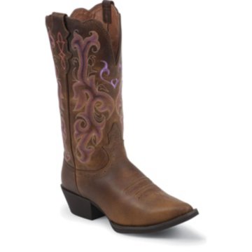 Justin Boots Stampede Tan Vintage Buffalo - L2565