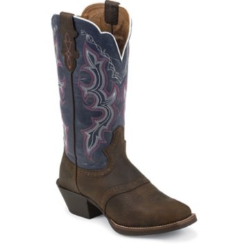 Justin Boots Stampede&trade; Dark Brown Rawhide - L7305