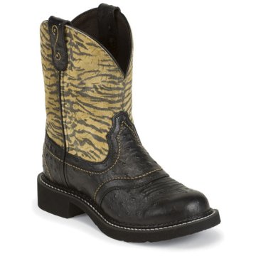  Justin Gypsy® Black Print Ostrich