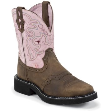  Justin Gypsy® Aged Bark Cowhide  W/Perf Saddle Vamp