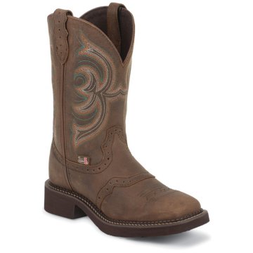 Justin Boots Justin Gypsy&reg; Aged Bark W/Perfed Saddle