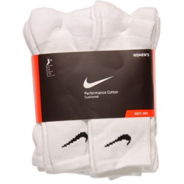 Nike Performance Cotton Cushioned Crew Womens 6 Pack - SX4451-101