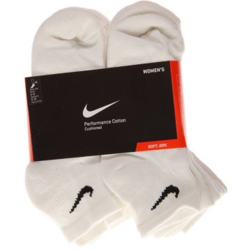 Nike Performance Cotton Cushioned Quarter Womens 6 Pack - SX4454-101