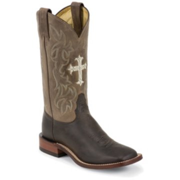 Tony Lama Choco Saigets Worn Goat