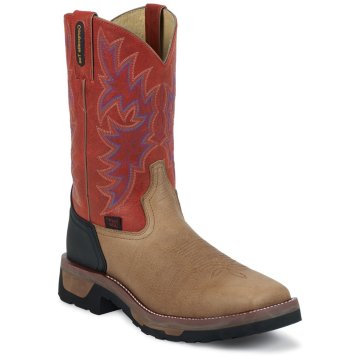 Tony Lama Drift Brown Wyoming Composition Toe