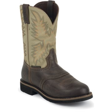 Justin Original Work Waxy Brown Waterproof 11" - WK4662